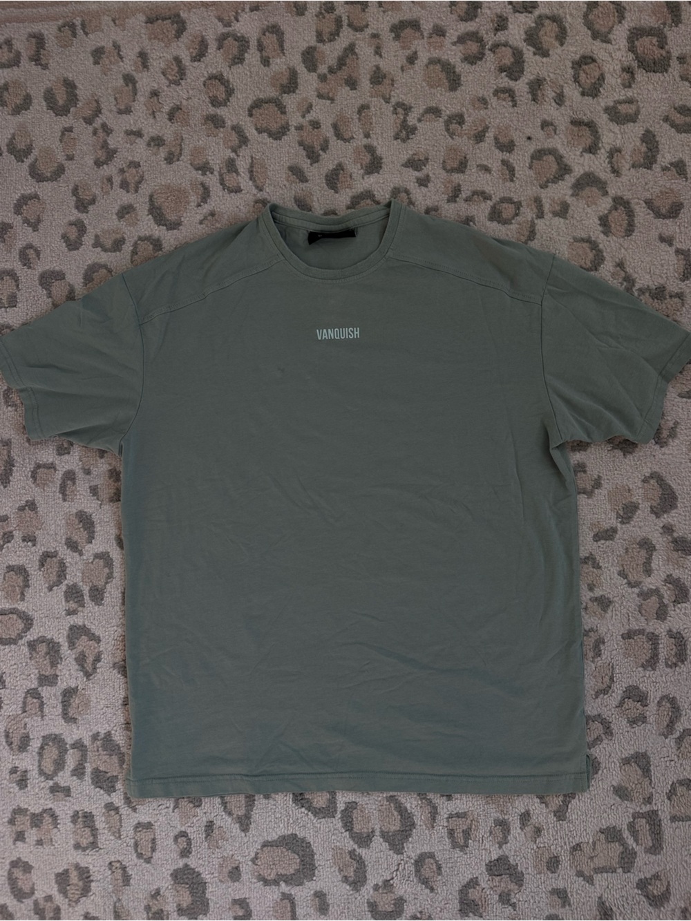 Men's Vanquish Crew Neck Shirt in Olive Green